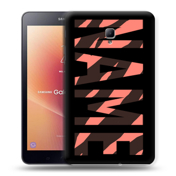 Силиконовый чехол на Samsung Galaxy Tab A 8.0 (2017) с принтом NAME
