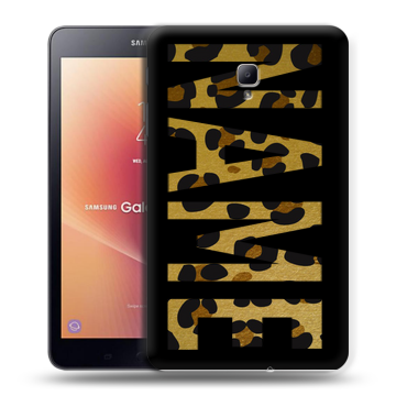 Силиконовый чехол на Samsung Galaxy Tab A 8.0 (2017) с принтом NAME
