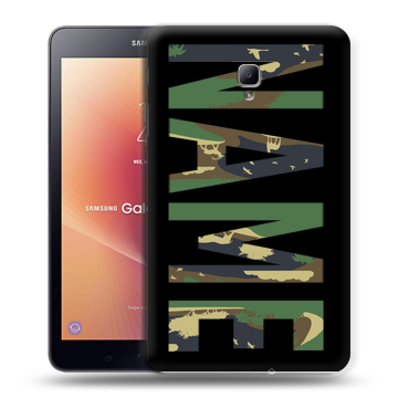 Силиконовый чехол на Samsung Galaxy Tab A 8.0 (2017) с принтом NAME