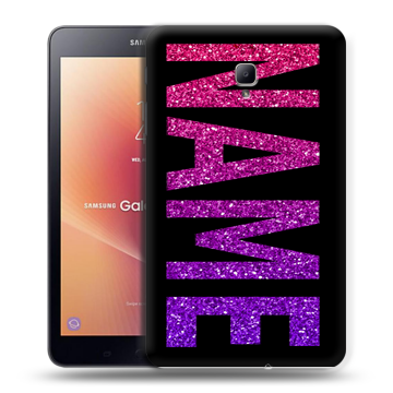 Силиконовый чехол на Samsung Galaxy Tab A 8.0 (2017) с принтом NAME