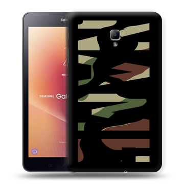 Силиконовый чехол на Samsung Galaxy Tab A 8.0 (2017) с принтом NAME