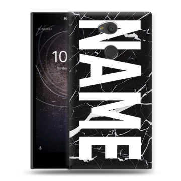 Пластиковый чехол на Sony Xperia L2 с принтом NAME