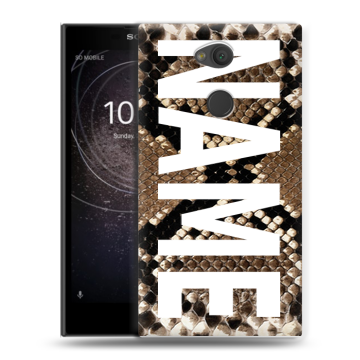 Пластиковый чехол на Sony Xperia L2 с принтом NAME