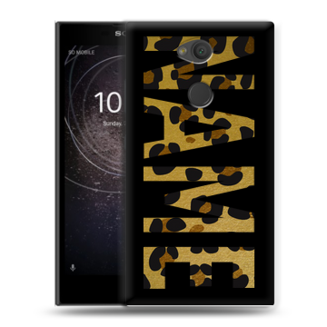 Пластиковый чехол на Sony Xperia L2 с принтом NAME