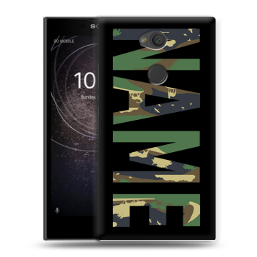 Пластиковый чехол на Sony Xperia L2 с принтом NAME