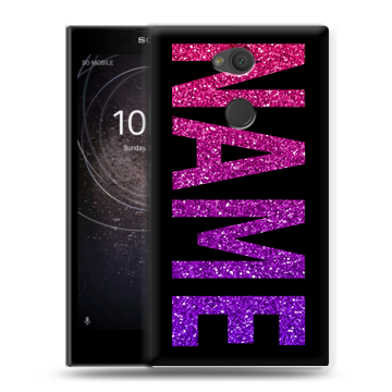 Пластиковый чехол на Sony Xperia L2 с принтом NAME