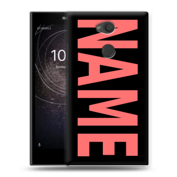 Пластиковый чехол на Sony Xperia L2 с принтом NAME