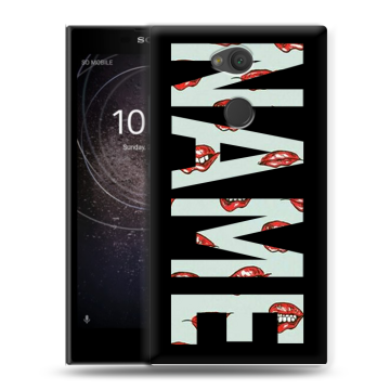 Пластиковый чехол на Sony Xperia L2 с принтом NAME