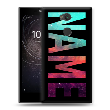 Пластиковый чехол на Sony Xperia L2 с принтом NAME