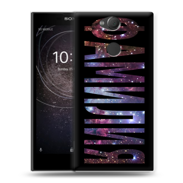 Силиконовый противоударный чехол на Sony Xperia XA2 с принтом ФАМИЛИЯ