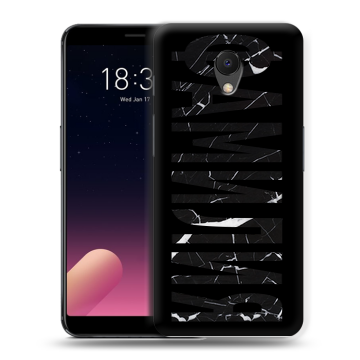 Силиконовый чехол на Meizu M6s с принтом ФАМИЛИЯ