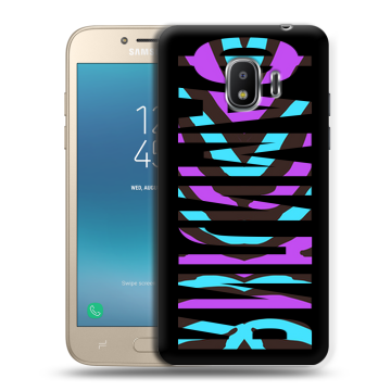 Силиконовый противоударный чехол на Samsung Galaxy J2 (2018) с принтом ФАМИЛИЯ