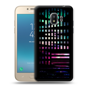Силиконовый противоударный чехол на Samsung Galaxy J2 (2018) с принтом ФАМИЛИЯ