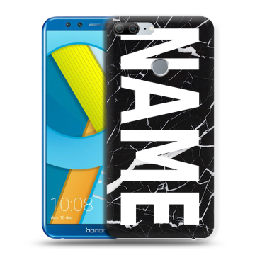 Силиконовый чехол на Huawei Honor 9 Lite с принтом NAME