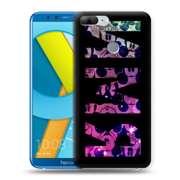 Силиконовый чехол на Huawei Honor 9 Lite с принтом ИМЯ