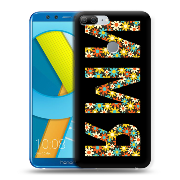 Силиконовый чехол на Huawei Honor 9 Lite с принтом ИМЯ