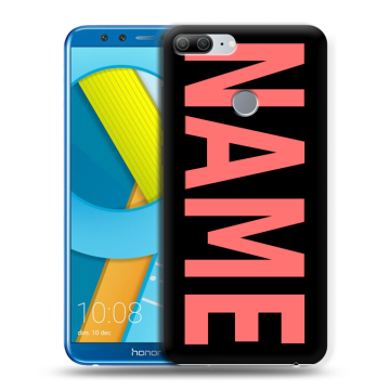 Силиконовый чехол на Huawei Honor 9 Lite с принтом NAME
