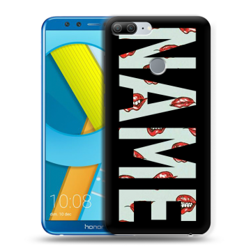 Силиконовый чехол на Huawei Honor 9 Lite с принтом NAME
