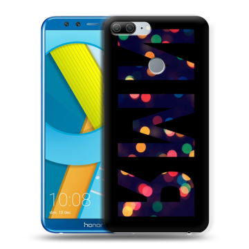 Силиконовый чехол на Huawei Honor 9 Lite с принтом ИМЯ
