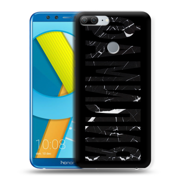 Силиконовый чехол на Huawei Honor 9 Lite с принтом ФАМИЛИЯ