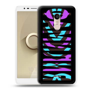 Силиконовый чехол на Alcatel 3C с принтом ФАМИЛИЯ