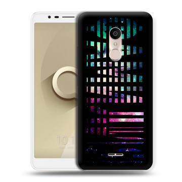 Силиконовый чехол на Alcatel 3C с принтом ФАМИЛИЯ