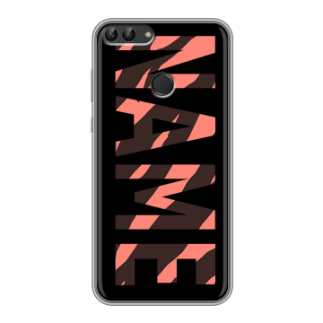Силиконовый чехол на Huawei P Smart с принтом NAME