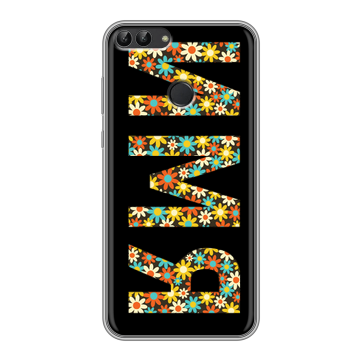 Силиконовый чехол на Huawei P Smart с принтом ИМЯ