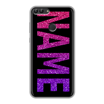 Силиконовый чехол на Huawei P Smart с принтом NAME