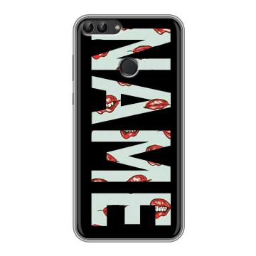 Силиконовый чехол на Huawei P Smart с принтом NAME