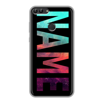 Силиконовый чехол на Huawei P Smart с принтом NAME