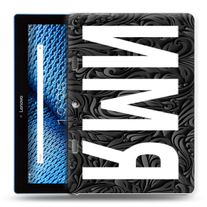 Силиконовый чехол на планшета Lenovo Tab 10 TB-X103F с принтом ИМЯ
