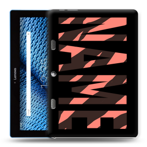 Силиконовый чехол на планшета Lenovo Tab 10 TB-X103F с принтом NAME