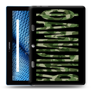 Силиконовый чехол на планшета Lenovo Tab 10 TB-X103F с принтом ФАМИЛИЯ