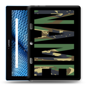 Силиконовый чехол на планшета Lenovo Tab 10 TB-X103F с принтом NAME