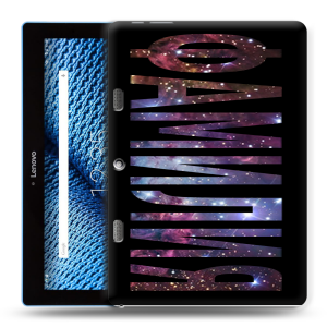 Силиконовый чехол на планшета Lenovo Tab 10 TB-X103F с принтом ФАМИЛИЯ