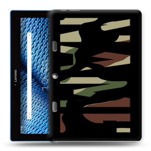 Силиконовый чехол на планшета Lenovo Tab 10 TB-X103F с принтом NAME