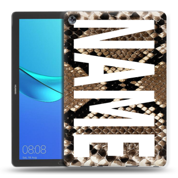 Силиконовый чехол на Huawei MediaPad M5 10.8 с принтом NAME