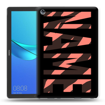 Силиконовый чехол на Huawei MediaPad M5 10.8 с принтом NAME