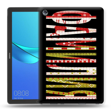 Силиконовый чехол на Huawei MediaPad M5 10.8 с принтом ФАМИЛИЯ