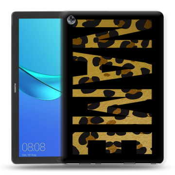 Силиконовый чехол на Huawei MediaPad M5 10.8 с принтом NAME