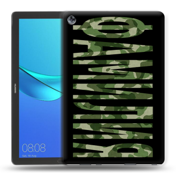 Силиконовый чехол на Huawei MediaPad M5 10.8 с принтом ФАМИЛИЯ