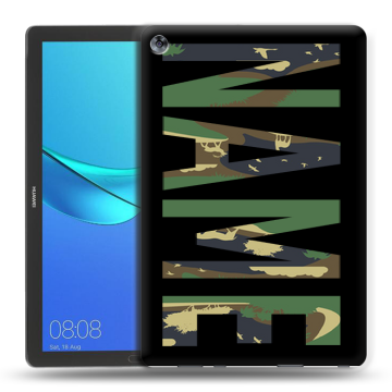 Силиконовый чехол на Huawei MediaPad M5 10.8 с принтом NAME