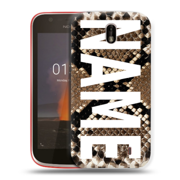 Пластиковый чехол на Nokia 1 с принтом NAME