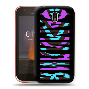 Пластиковый чехол на Nokia 1 с принтом ФАМИЛИЯ