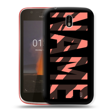 Пластиковый чехол на Nokia 1 с принтом NAME