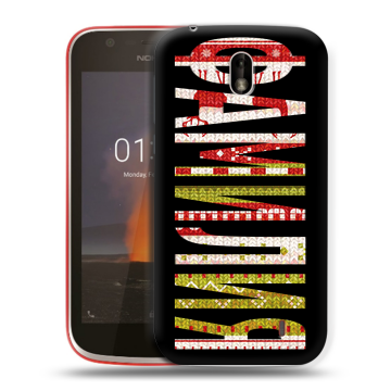 Пластиковый чехол на Nokia 1 с принтом ФАМИЛИЯ