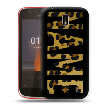 Пластиковый чехол на Nokia 1 с принтом NAME