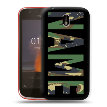 Пластиковый чехол на Nokia 1 с принтом NAME