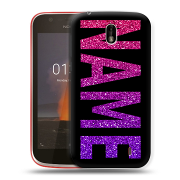 Пластиковый чехол на Nokia 1 с принтом NAME